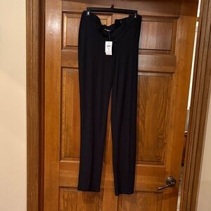J. Jill Classic Black Straight Leg Pants
